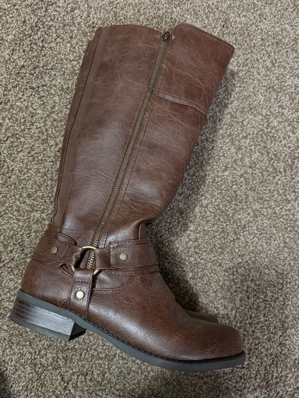 Women's Brown Riding Boots -GBC